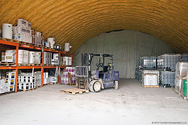Chemical storage with insulation