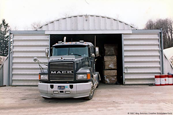 Truck and trailer garage
