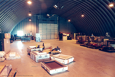 Military warehouse and storage