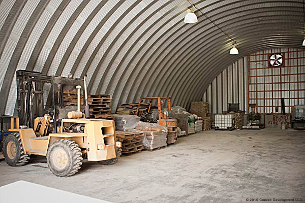 Q-model interior of warehouse and storage